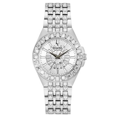 Bulova  - Ladies Phantom Baguette Swarovski Crystal Watch