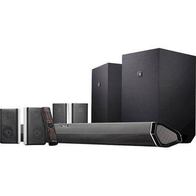 Nakamichi - Shockwafe 9.2.4-Channel 1000W Soundbar System with Dual 10" Wireless Subwoofers and Dolby Atmos - Black