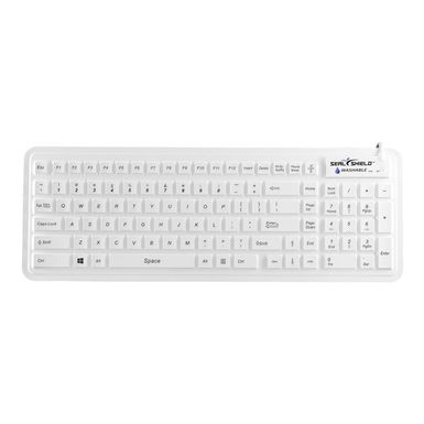 Seal Shield Seal Glow Waterproof - keyboard - white