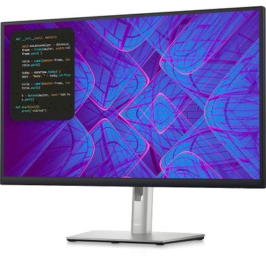 Dell - 27" LCD Monitor (DisplayPort, USB, HDMI) - Black, Silver