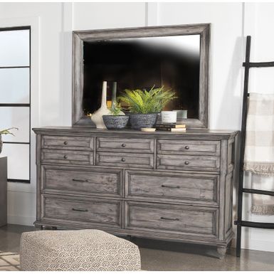 Avenue 8-drawer Rectangular Dresser Grey