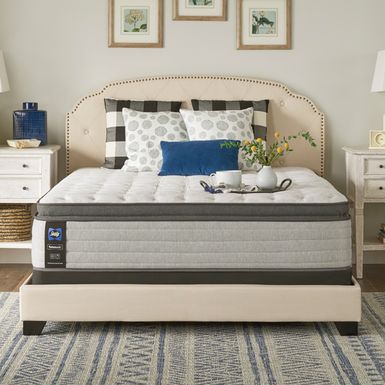 Sealy Posturepedic Spring Summer Rose Euro Pillowtop Soft Feel Mattress, California King