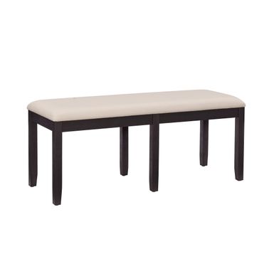 Lawlynn Backless Dining Bench Dark Charcoal