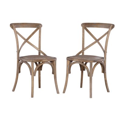 Garland Chair Set Of Two- Brown