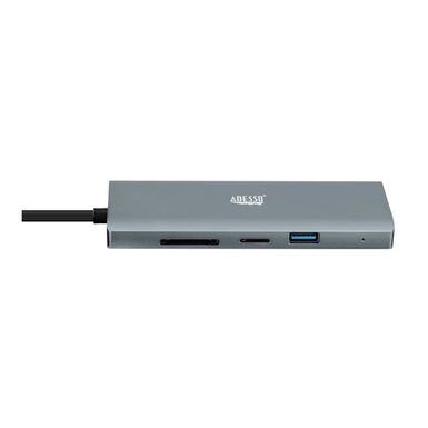 Adesso - docking station - USB-C - 2 x HDMI - 1GbE - TAA Compliant