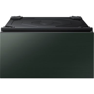 Samsung - Bespoke 27-in Laundry Pedestal with Storage Drawer - Forest Green