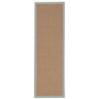 Abberly Cork And Ice Blue 2.6X8 Area Rug