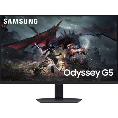 Samsung - Odyssey G50D 32" QHD IPS 180Hz 1ms AMD FreeSync Gaming Monitor with HDR 400 (DisplayPort, HDMI) - Black