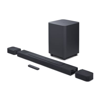 JBL - BAR 1000 7.1.4-channel soundbar with detachable surround speakers, MultiBeam, Dolby Atmos, and DTS:X - Black