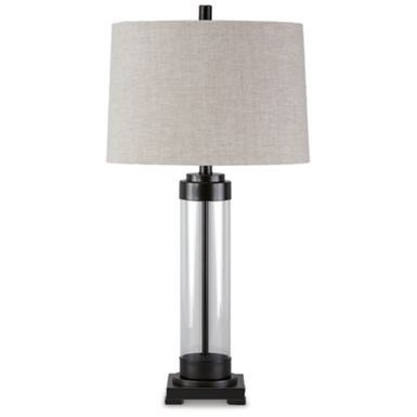 Clear/Bronze Finish Talar Glass Table Lamp (1/CN)