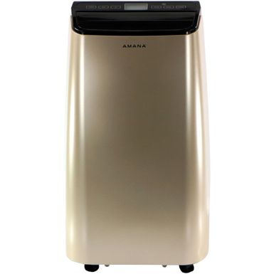 Amana - Portable Air Conditioner with Remote Control in Gold/Black for Rooms up to 450 -Sq. Ft.