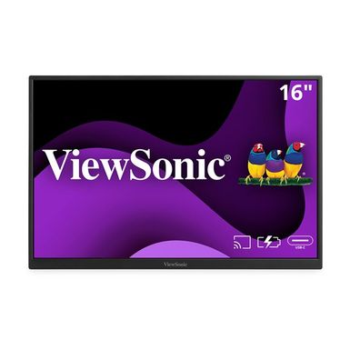 ViewSonic - VG1656N 16'' IPS LCD 1200P Wireless Portable Monitor (USB-C) - Black