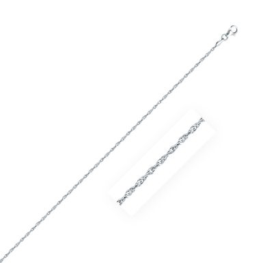 Sterling Silver 2.0mm Singapore Style Chain (18 Inch)