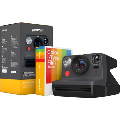 Polaroid - Now Instant Film Camera Bundle  Generation 2 - Black