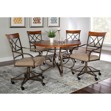 Kayford 5Pc Swivel Dining Set