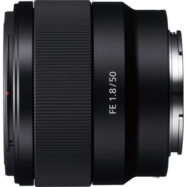 Sony - FE 50mm f/1.8 Standard Prime Lens for E-mount Cameras - Black