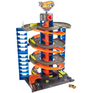 Hot Wheels - City 50 Mega Garage - Blue/Orange