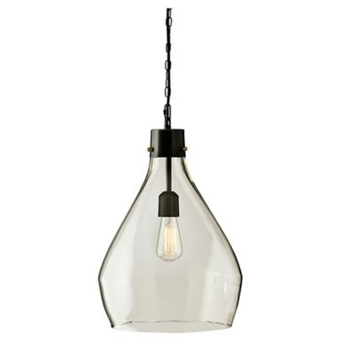 Clear/Gray Avalbane Glass Pendant Light (1/CN)