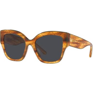 Tory Burch Sunglasses (TY7184U-192887, Honey Wood/Solid Grey)