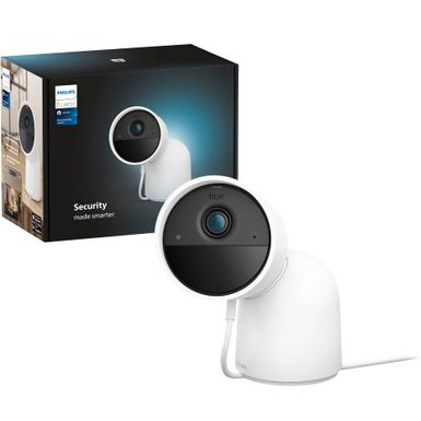 Philips Hue Wired Security Camera with Desktop Stand - White