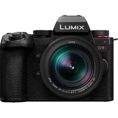 Panasonic - LUMIX G9II Mirrorless Camera with ASPH 12-60mm F2.8-4.0 Lens - Black