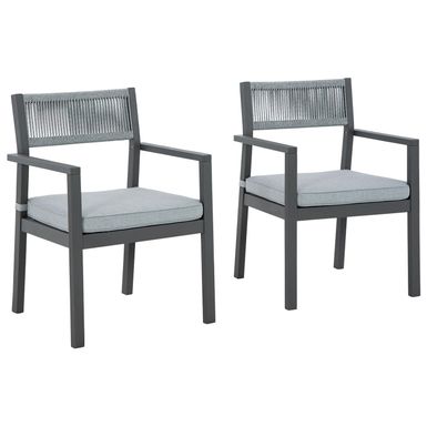 Eden Town Arm Chair with Cushion (Set of 2)