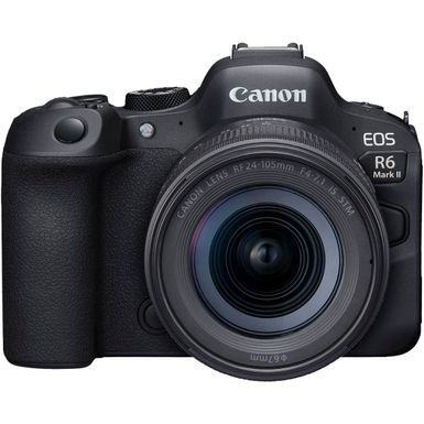 Canon - EOS R6 Mark II Mirrorless Camera with RF 24-105mm  f/4-7.1 IS STM Lens - Black