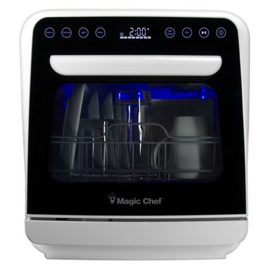 Magic Chef White Compact Dishwasher