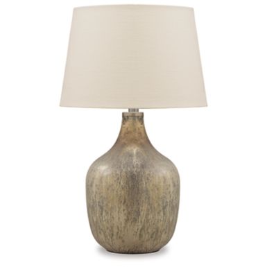 Gray/Gold Finish Mari Glass Table Lamp (1/CN)