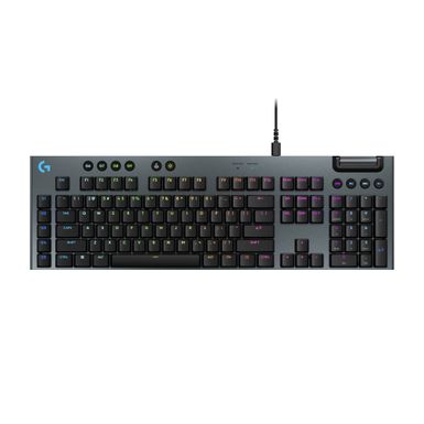 Logitech - G915 X Full-size Corded Mechanical GL Brown Tactile Switch Gaming Keyboard for PC/Mac with RGB Backlighting - Black