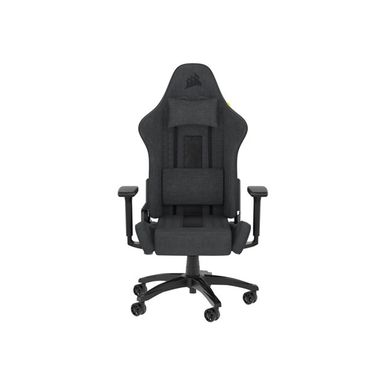 CORSAIR TC100 RELAXED - gaming chair - nylon steel frame soft fabric - black/gray