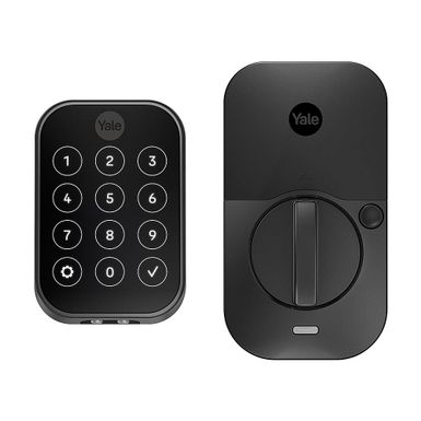 Yale - Assure Lock 2 - Smart Lock Keyless Wi-Fi Deadbolt with APPLE HOME KEYS  Touchscreen Keypad Access - Black Suede