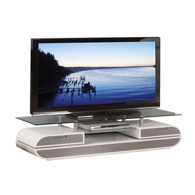 ACME Lainey TV Stand, White & Gray