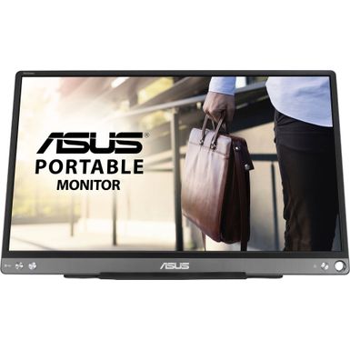 ASUS - ZenScreen 15.6" IPS FHD 1080P USB Type-C Portable Monitor with Foldable Smart Case - Dark Gray