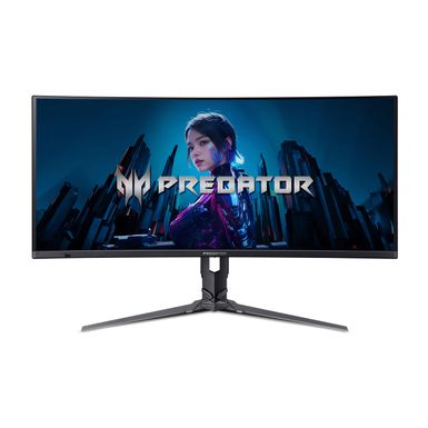 Acer - Acer-Predator Gaming 34" Curved QHD QD-OLED 240Hz 0.01ms FreeSync Premium Gaming Monitor (DisplayPort, HDMI) - Black