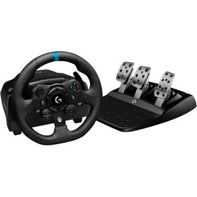 Logitech - G923 Racing Wheel and Pedals for Xbox Series XS, Xbox One and PC - Black