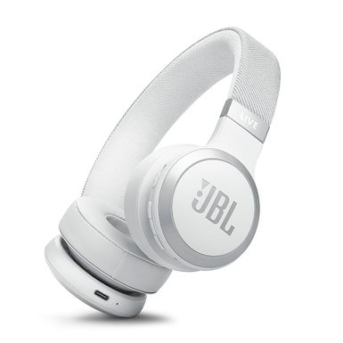 JBL - Live 670NC Wireless On-Ear Headphones with True Adaptive Noise Cancelling - White