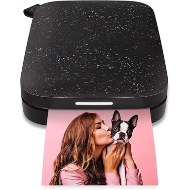 HP - Sprocket Portable 2 x 3 Instant Photo Printer Prints From iOS or Android Devices - Black Noir