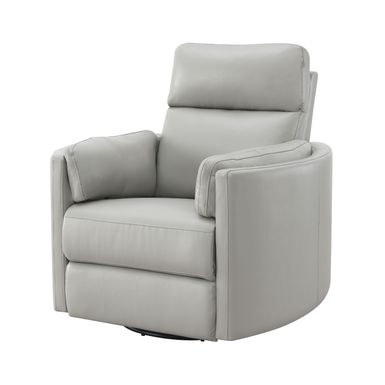 ACME Sagen Glider Recliner w/Swivel, Gray Leather Aire