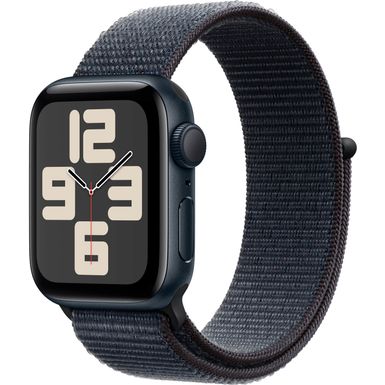 Apple Watch SE 2nd Generation (GPS) 40mm Aluminum Case with Ink Sport Loop - Midnight - (2024)