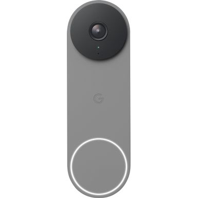 Google - Nest Doorbell Wired (2nd Generation) - Ash