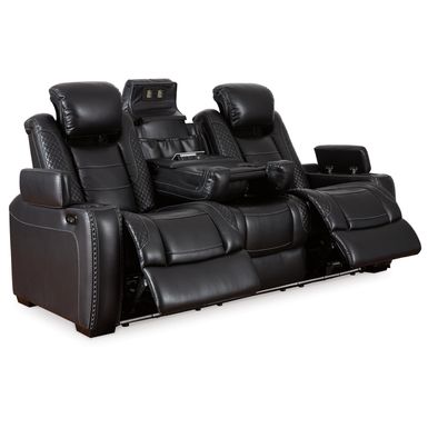 Party Time Power Reclining Sofa with Adjustable Headrest