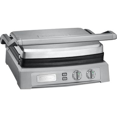 Cuisinart - Griddler Deluxe Electric Griddle - Stainless Steel