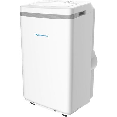 Keystone - 13,000 BTU ASHRAE / 8,000 BTU DOE 115V Portable Air Conditioner with Supplemental Heat for Rooms up to 450 Sq. Ft.