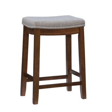 Ansley Backless Upholstered Counter Stool Rustic