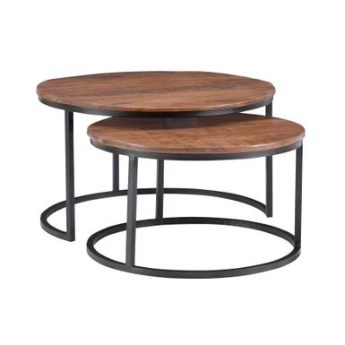 Homewood Nesting Coffee Tables Brown