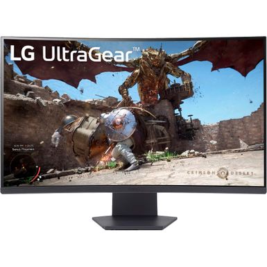 LG - UltraGear 31.5" QHD 180Hz 1ms AMD FreeSync Gaming Monitor with HDR 10 - Black