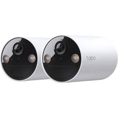 TP-Link - Tapo Smart Wire-Free Indoor/Outdoor Security Camera (2-Pack) - No Monthly Fees - White