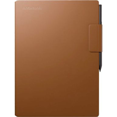 reMarkable Paper Pro - Premium Leather Book Folio for your 11.8'' Paper Tablet - Brown