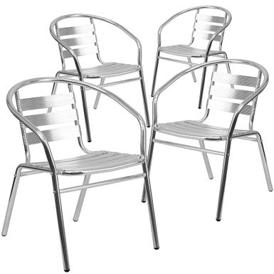 Alamont Home - Lila Patio Chair (set of 4) - Aluminum